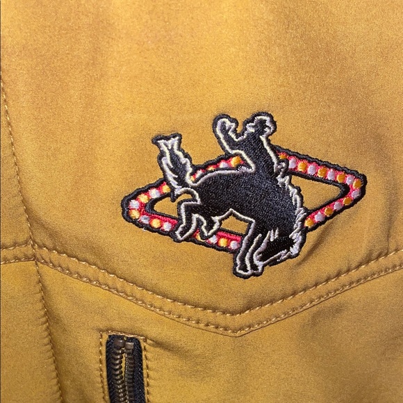 Rodeo Vegas 4XL Tan Canvas Vest NWT • Embroidered NFR Logo - Picture 3 of 16